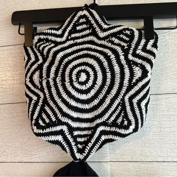 Mara Hoffman Swim Starbasket Black Maxi Dress Size Small - Picture 3 of 16